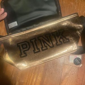 NWT Pink by Victoria’s Secret Cooler Bag and Koozie